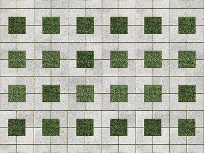 现代植草砖 户外地面 地砖