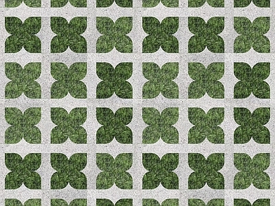 现代植草砖 户外地面 地砖