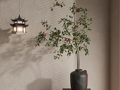 中古侘寂花艺 侘寂花艺 中古花艺 新中式花艺 现代花艺 花瓶