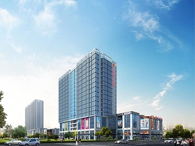 现代办公楼高层建筑