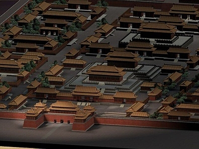 现代故宫古建筑