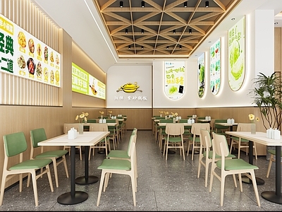 现代快餐店 现代砂锅快餐店