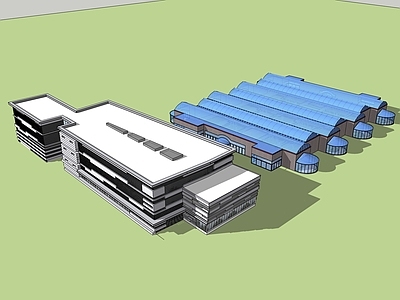 现代简约大棚 温室基地 大棚基地