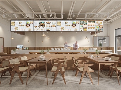 现代简约自助餐厅 现代风