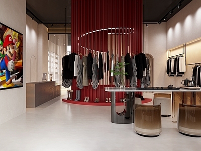 现代服装店 女装店 鞋店 男装店