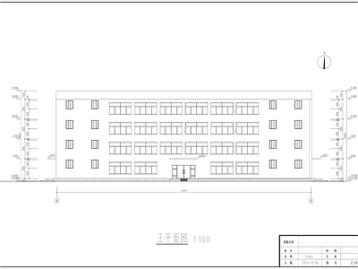现代简约学校建筑 初中教学楼 初中学校 小学教学楼 施工图