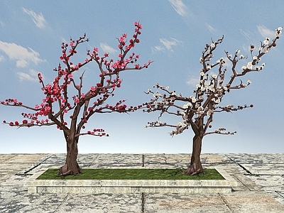 现代办公桌 梅花