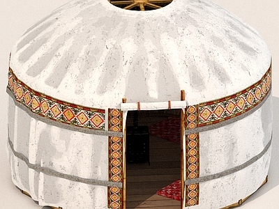 中式艺术风格建筑 蒙古包