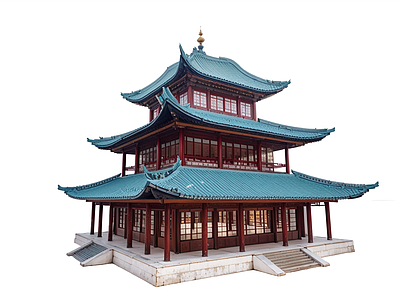 中式古建筑 阁楼