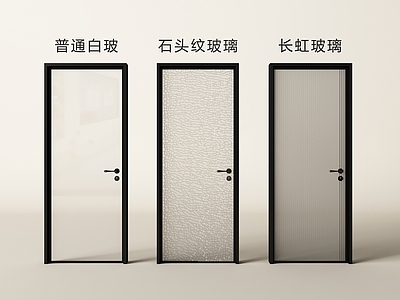 现代单开门 油砂玻璃门 长虹玻璃门 玻璃单开门 厨卫门 卫生间门