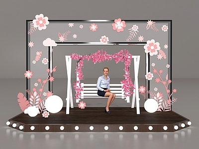 现代美陈 婚礼美陈 花艺美陈 商场美陈
