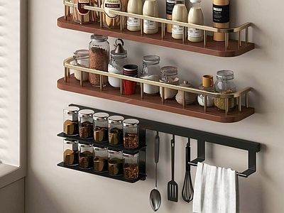调味品 调味品组合 调料架 厨具
