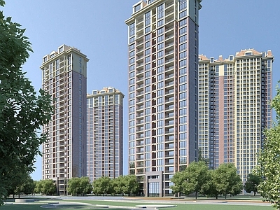 现代高层住宅小区