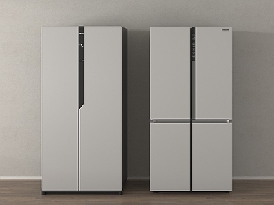 冰箱 现代冰箱 双开门冰箱 十字门冰箱