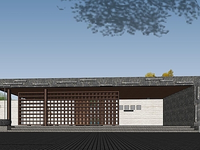 现代售楼处建筑 展示中心