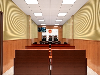 现代党政机关 审判室 社区矫正宣告 中国司法