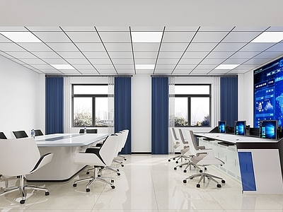 现代指挥中心 监控室 控制室 指挥室