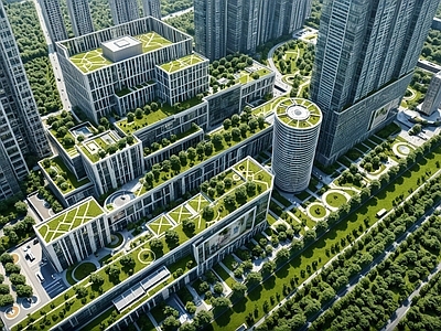 现代商场建筑 退台商业 花园商业 山地商业 露台商业