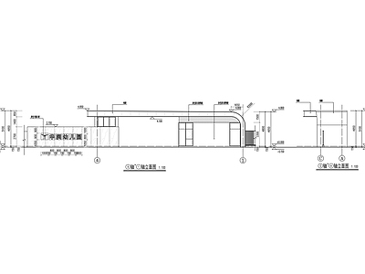 现代门卫室建筑 门卫图 施工图
