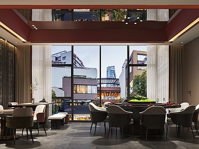 现代中餐厅 现代餐厅 包间餐厅