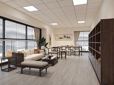 新中式禅意茶室 新中式茶室