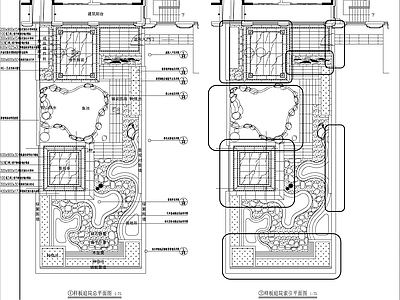 示范区景观 小区入口景观 水景 庭院景观 施工图