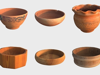 其他厨卫 古代陶器木制品