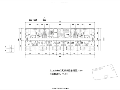 现代住宅楼建筑 LOFT公寓合集 人才公寓 施工图