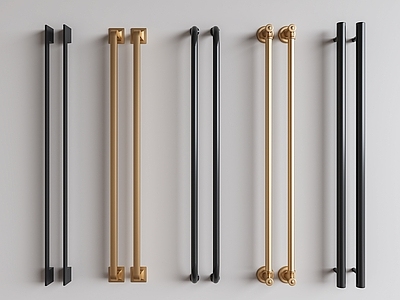 现代极简拉手 大门拉手 大门把手 玻璃大门拉手 金属拉手 柜门拉手