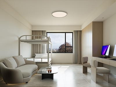 现代宿舍 学生宿舍 职工宿舍