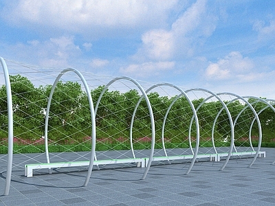 现代廊架 圆形廊架 异形廊架 花架 花廊