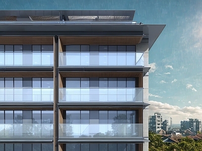 现代新中式多层住宅 现代多层洋房