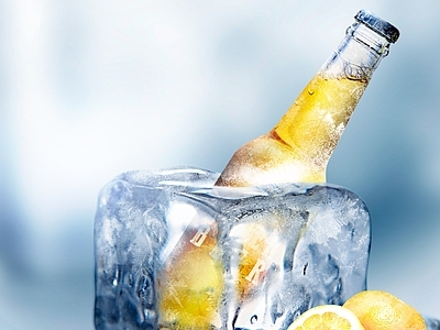现代其他纸书本 啤酒海报 冷饮广告 海报
