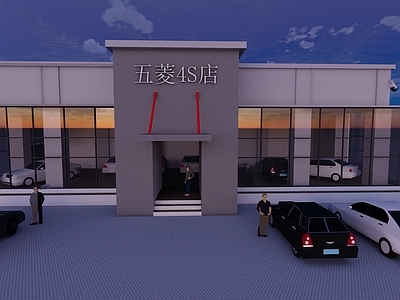 现代其他商业建筑 汽车 4S店 销售中心 展厅