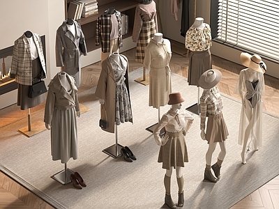 商展器材 模特 女装模特 女装 服装店 服装模特