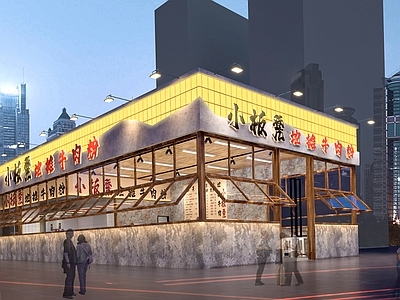 工业快餐店 破店工业风餐厅门