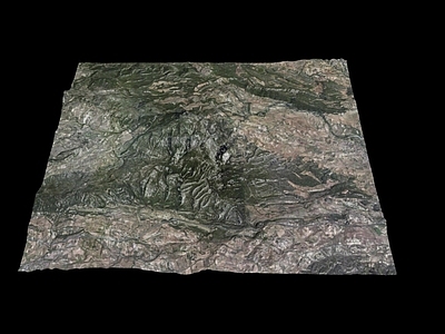 现代办公大厅 地形