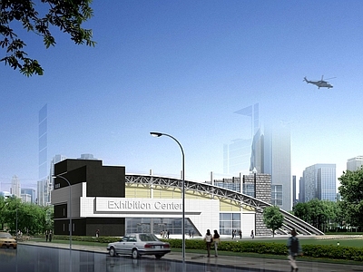现代其他文体建筑 会展中心