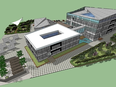 现代展览馆建筑 展览馆建筑