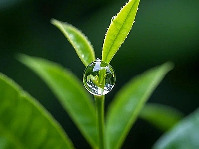 现代其他纸书本 春茶茶叶芽儿