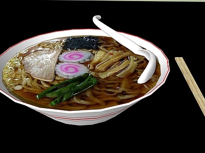 食物饮料 一碗拉面 食物