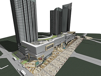 现代酒店建筑 高层酒店建筑 商业综合体 商业广场 高层酒店