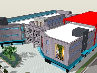 现代展览馆建筑 展览馆