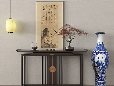 新中式条案 新中式端景条案