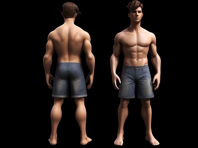 男人 男人 健身男 肌肉男 腹肌男 青年男人