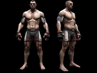 男人 拳击手 UFC拳击 拳王 八角笼 男人