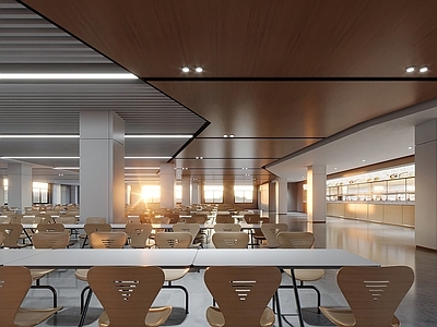 现代食堂 职工餐厅 餐厅 食堂