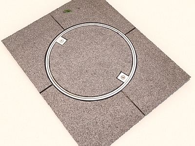 现代其他公共空间 井盖