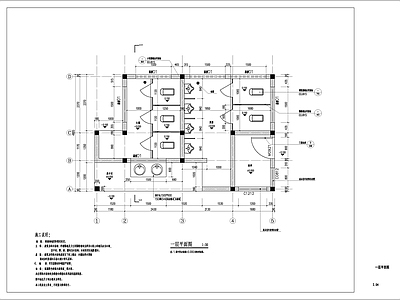 原木复古公厕 乡村公厕 公厕岗亭 施工图