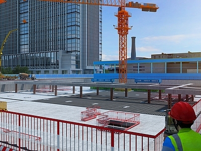 现代新中式其他公共建筑 现代房建测量 测量放线 工程测量 地下施工阶段测量 土建测量